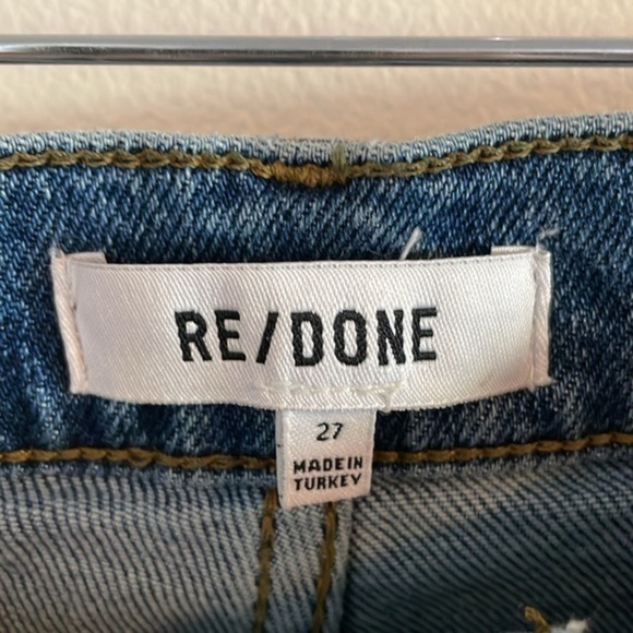 Re/Done 90s Comfort Stretch High Rise‎ Ankle Crop Jeans Women’s Size 27 - Picture 8 of 11